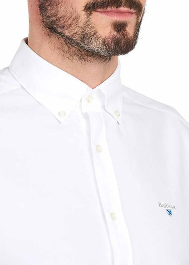 Barbour Overhemden Oxford 3 tailored shirt - white