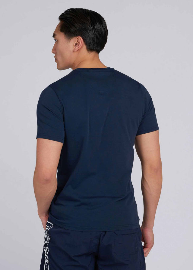 Barbour International T-shirts Essential small logo tee - navy