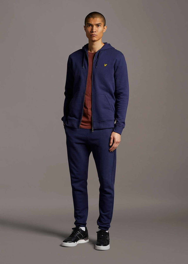 Lyle & Scott Cardigans Zip through hoodie - navy