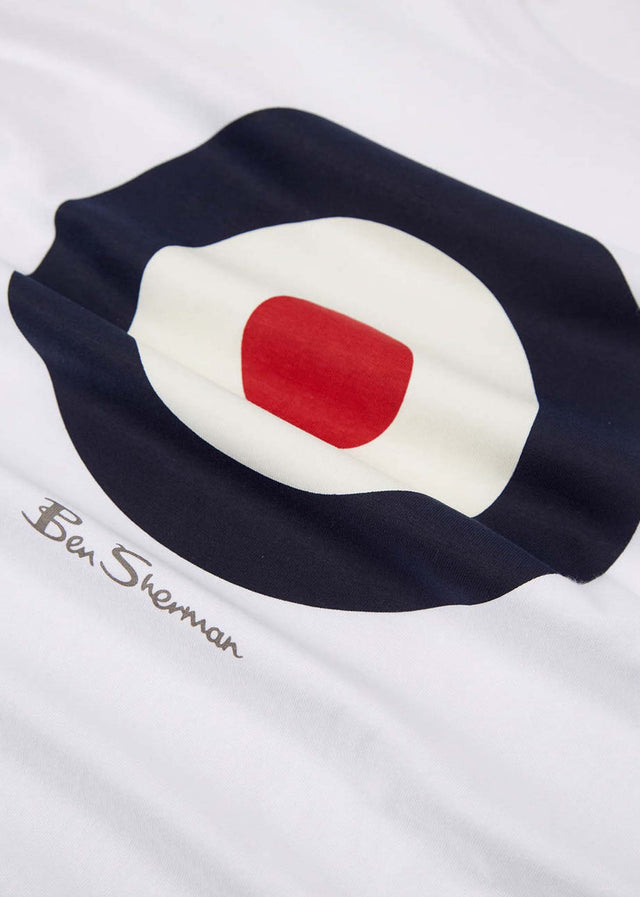 Ben Sherman T-shirts Target tee - white