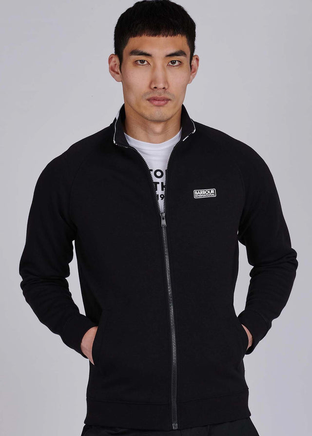 Barbour International Cardigans Radius raglan zip thru - black