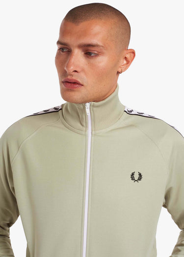 Fred Perry Vesten Taped track jacket - light oyster