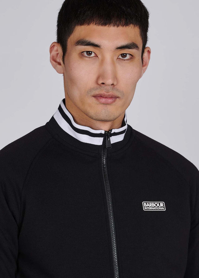 Barbour International Cardigans Radius raglan zip thru - black