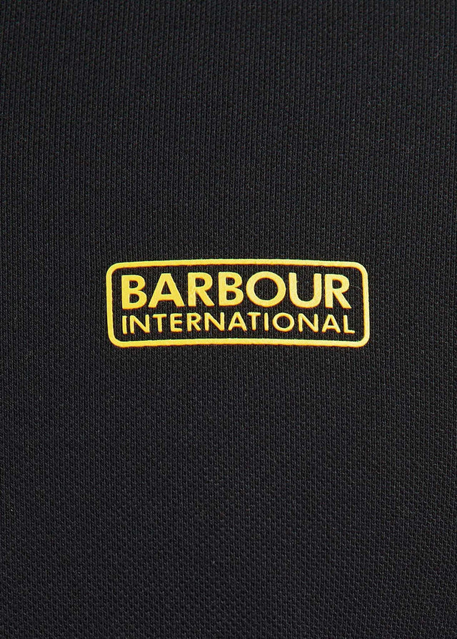 Barbour International Long Sleeve Polos Legacy tipped ls polo - black