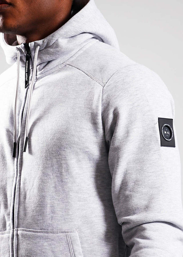 Marshall Artist Cardigans Siren full zip hood - grey marl