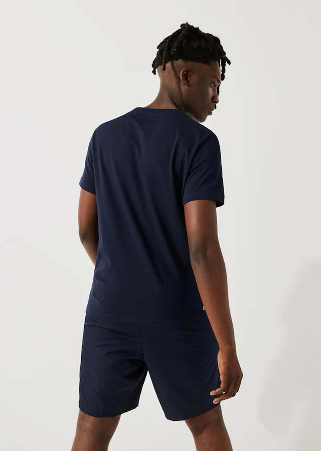 Lacoste T-shirts Printed t-shirt - navy blue clover green