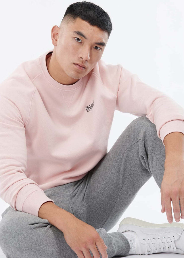 Barbour International Sweaters Essential crew sweat - pink cinder