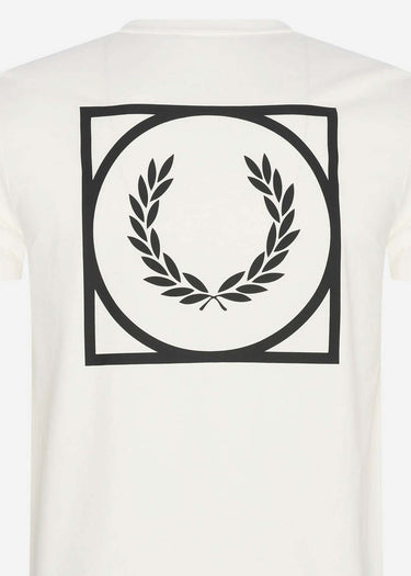 Fred Perry T-shirts Graphic print t-shirt - snow white