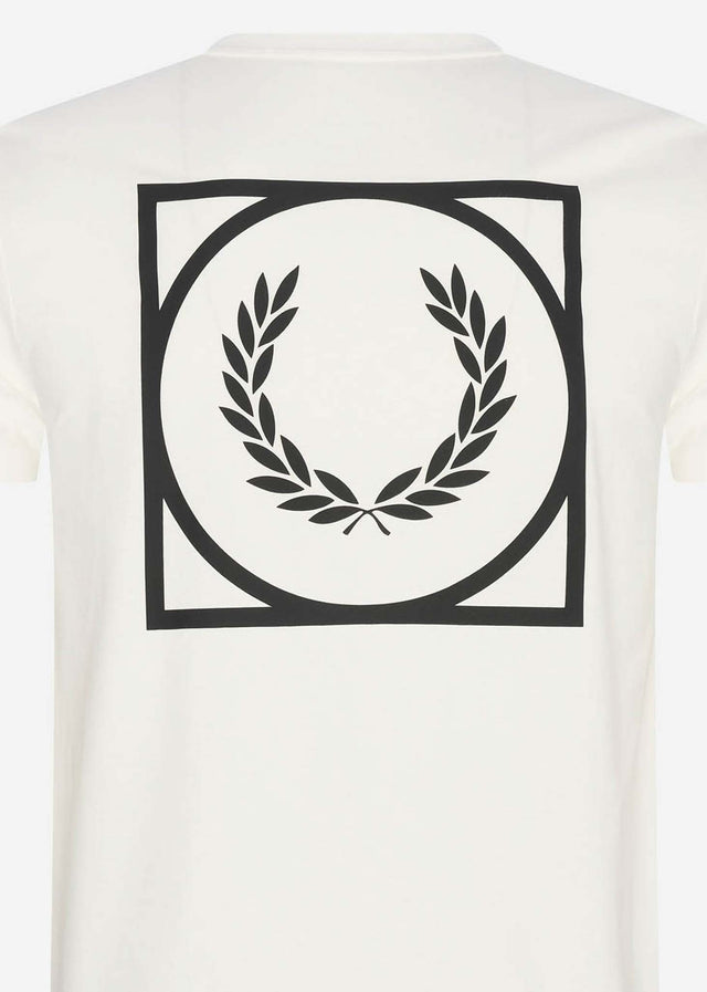 Fred Perry T-shirts Graphic print t-shirt - snow white