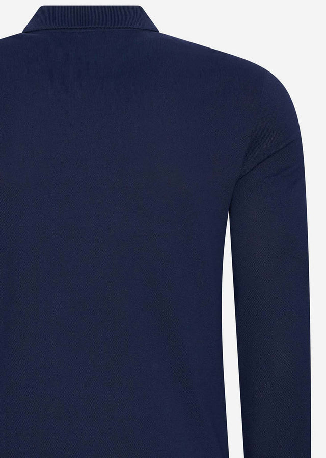 Lacoste Long Sleeve Polos Longsleeve polo - navy blue