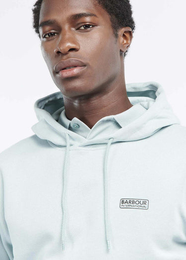 Barbour International Hoodies Small logo hoodie - pastel spruce