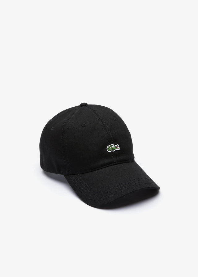 Lacoste Caps Cotton twill cap - black