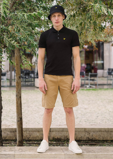 Lyle & Scott Korte Broeken Wembley cargo short - biscuit