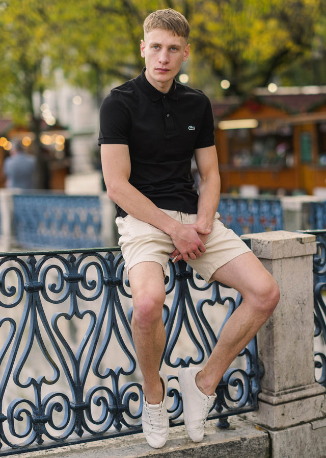 Lacoste Polos Polo - black