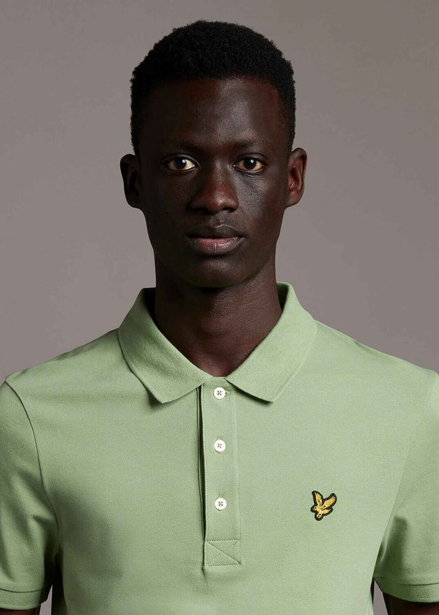 Lyle & Scott Polos Plain polo shirt - fern green