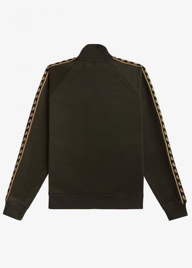 Fred Perry Vesten Gold tape track jacket - hunting green