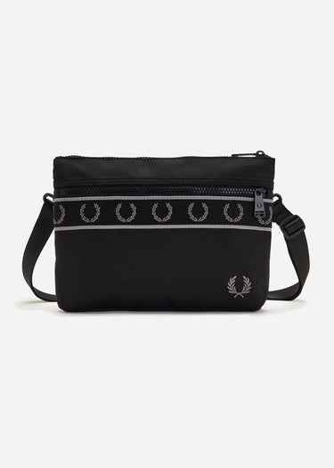 Fred Perry Tassen Contrast tape sacoche bag - black