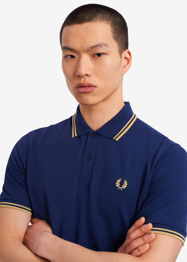Fred Perry Polos Twin tipped fred perry shirt - french navy