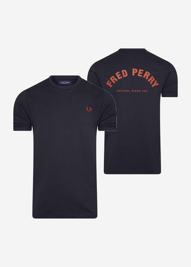 Fred Perry T-shirts Printed t-shirt -navy