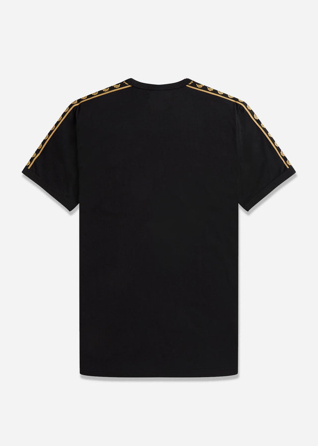 Fred Perry T-shirts Gold taped ringer t-shirt - black