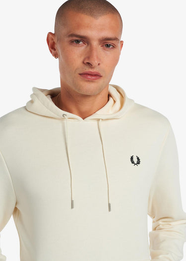 Fred Perry Hoodies Tipped hooded sweatshirt - ecru