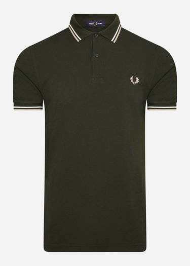 Fred Perry Polo's Twin tipped aw polo - hunting green