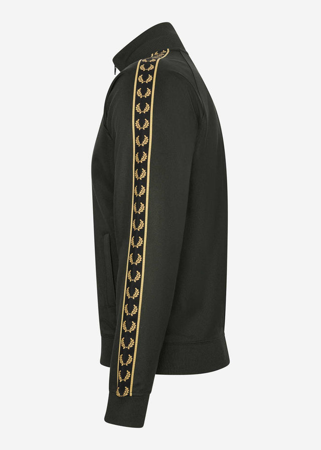 Fred Perry Cardigans Gold tape track jacket - hunting green