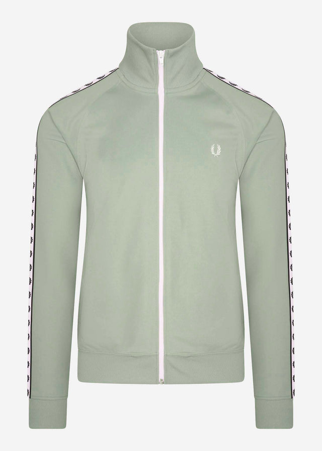 Fred Perry Cardigans Taped track jacket - seagrass