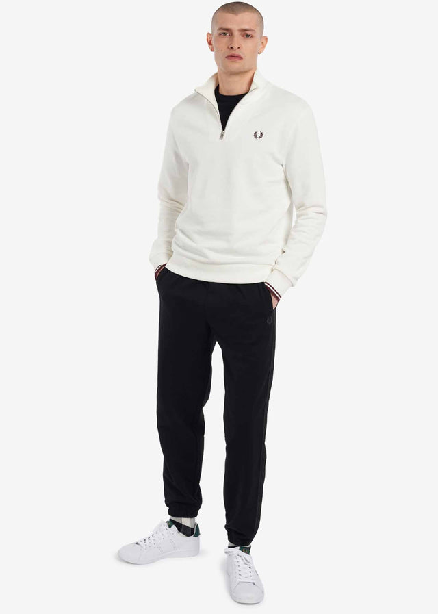 Fred Perry Sweaters Half zip sweatshirt - snow white
