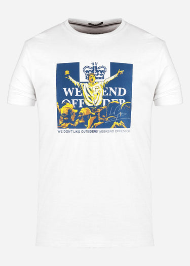 Weekend Offender T-shirts Leo gregory - white ss21