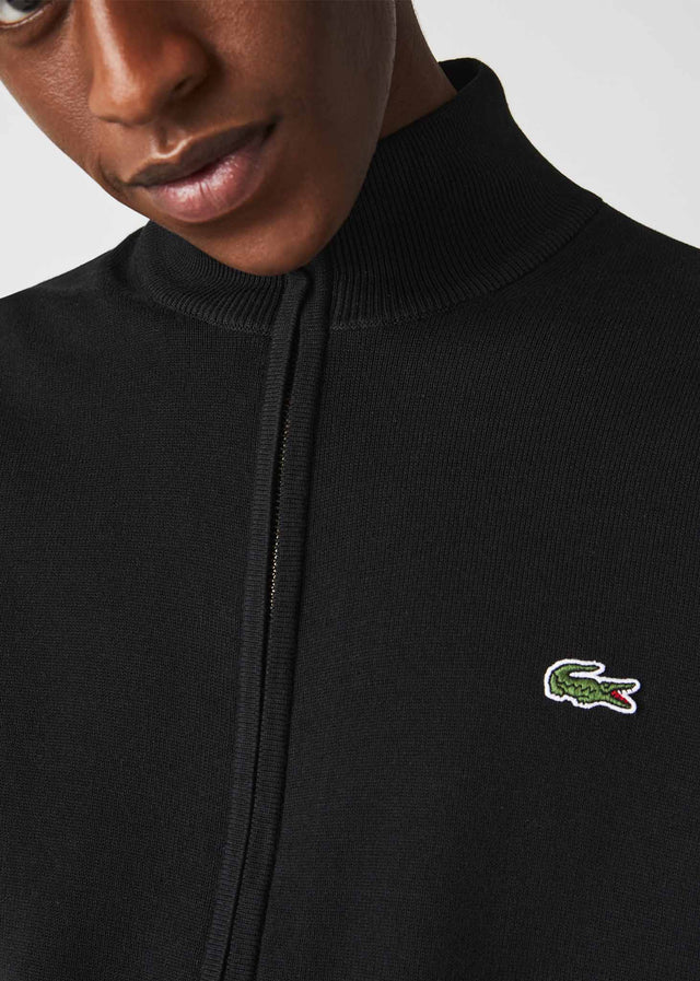 Lacoste Cardigans A Zip through sweater - black