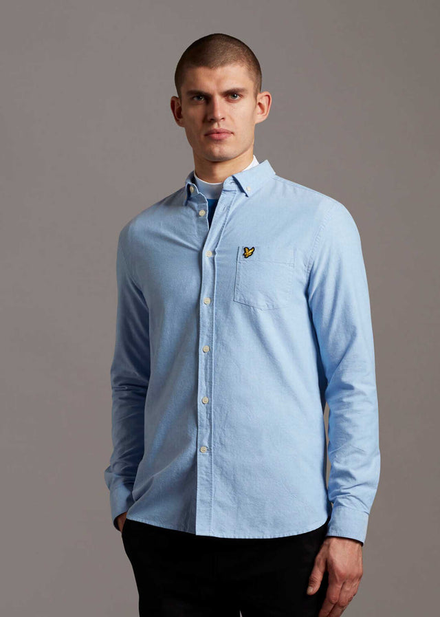 Lyle & Scott Shirts Oxford shirt - riviera blue