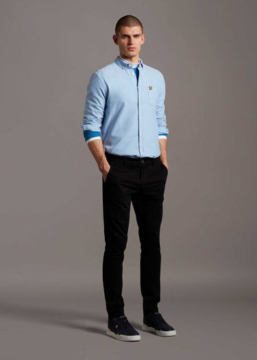 Lyle & Scott Overhemden Oxford shirt - riviera blue