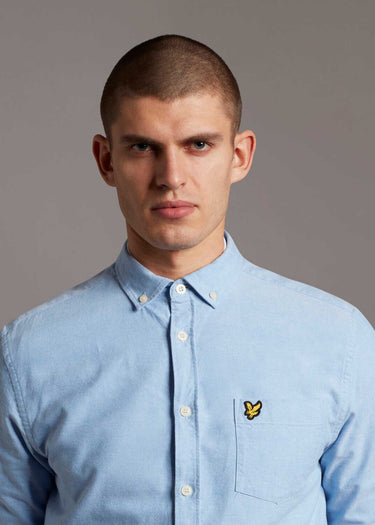 Lyle & Scott Overhemden Oxford shirt - riviera blue