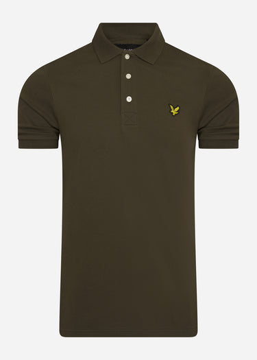 Lyle & Scott Polo's Slim stretch polo - trek green