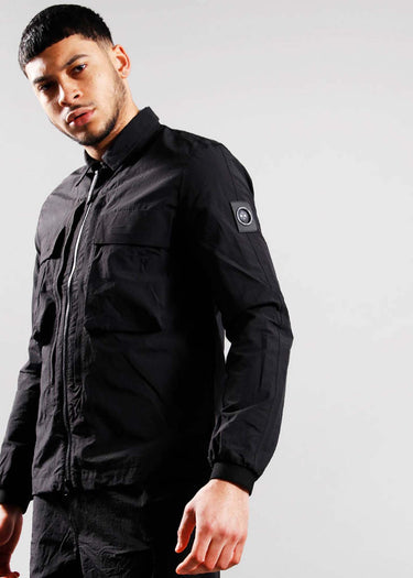 Marshall Artist Overshirts Forte polyamide overshirt - black