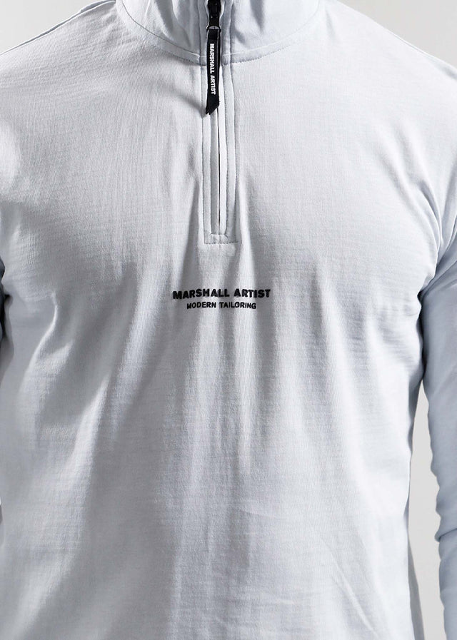 Marshall Artist Sweaters Siren 1/4 zip - dolphin grey