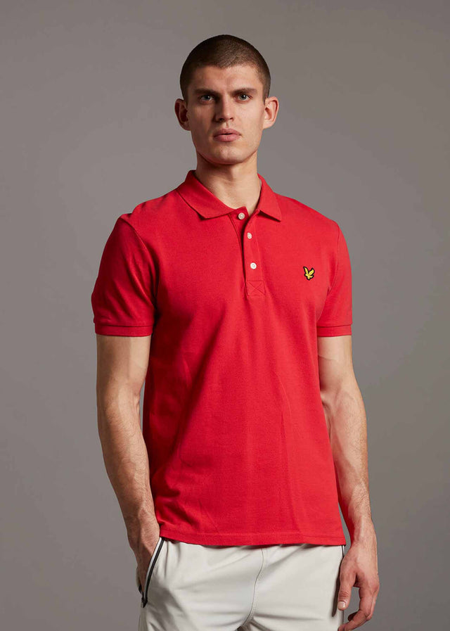 Lyle & Scott Polos Plain polo shirt - gala red