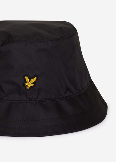 Lyle & Scott Bucket Hats Ripstop bucket hat - true black