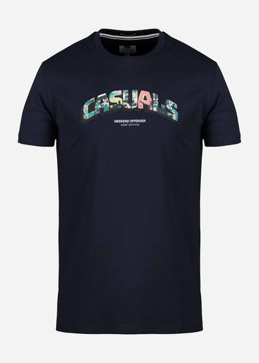 Weekend Offender T-shirts Saturday - navy