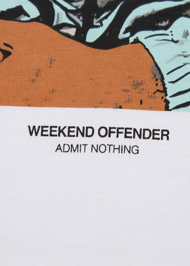 Weekend Offender T-shirts The terrace - white