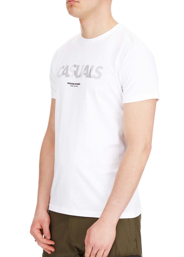 Weekend Offender T-shirts Dunham - white
