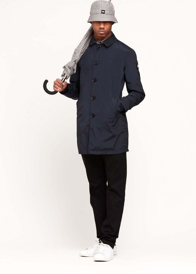 Weekend Offender Jackets Coronado - navy + free bucket hat