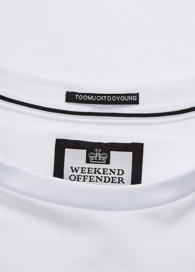 Weekend Offender T-shirts Dunham - white