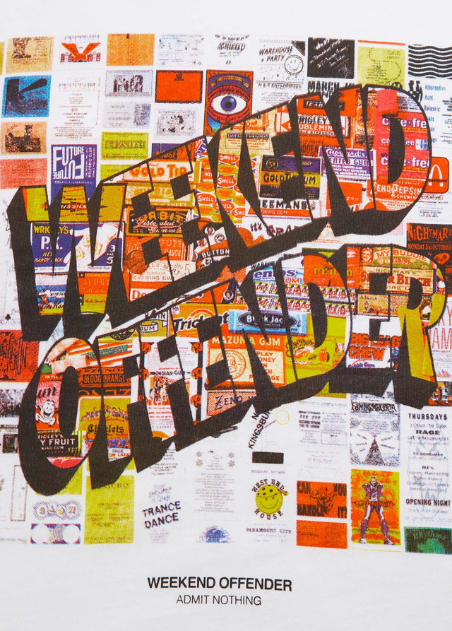 Weekend Offender T-shirts Thrills - white