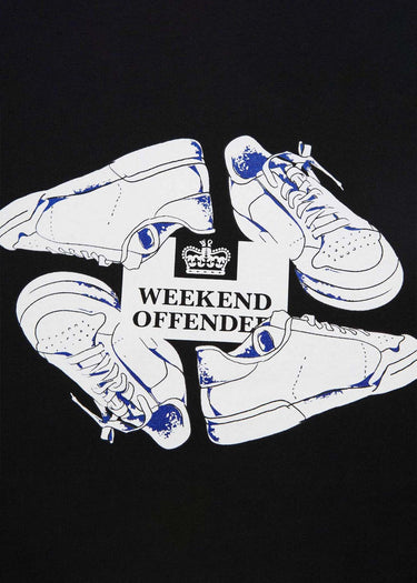 Weekend Offender Hoodies Anacleti hoodie - black