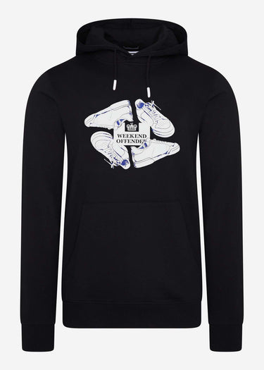 Weekend Offender Hoodies Anacleti hoodie - black