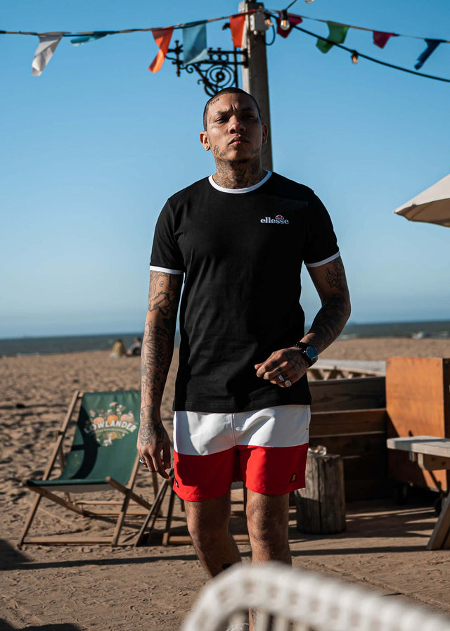 Ellesse Swimwear Cielo swim short - black red