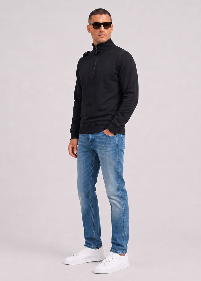 MA.Strum Sweaters Training quarter zip sweatshirt - black