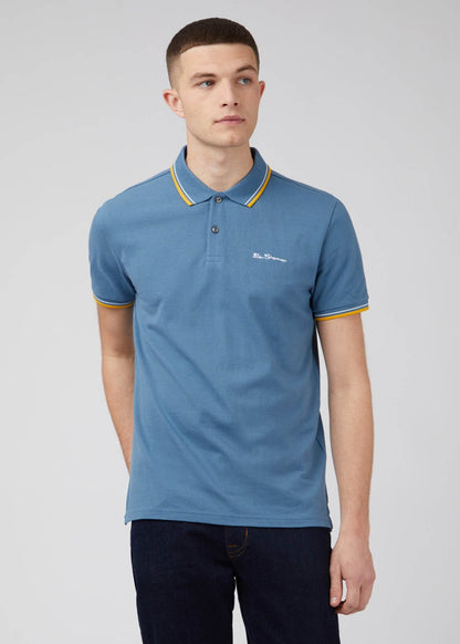 Ben Sherman Polo's  Signature polo - blue shadow 